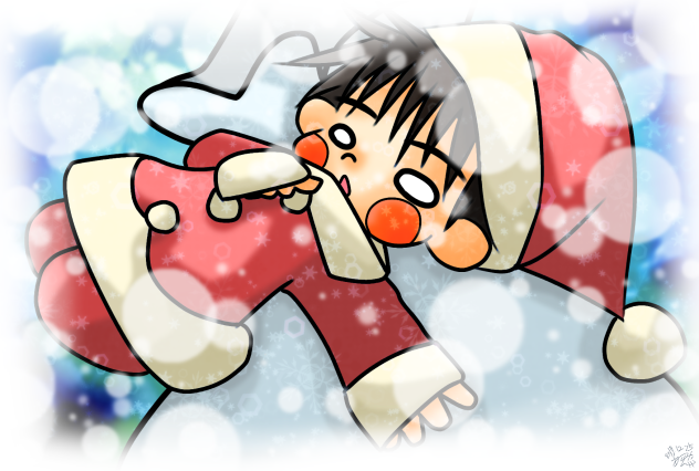 雪だーーーー❗ホワイトクリスマス♪