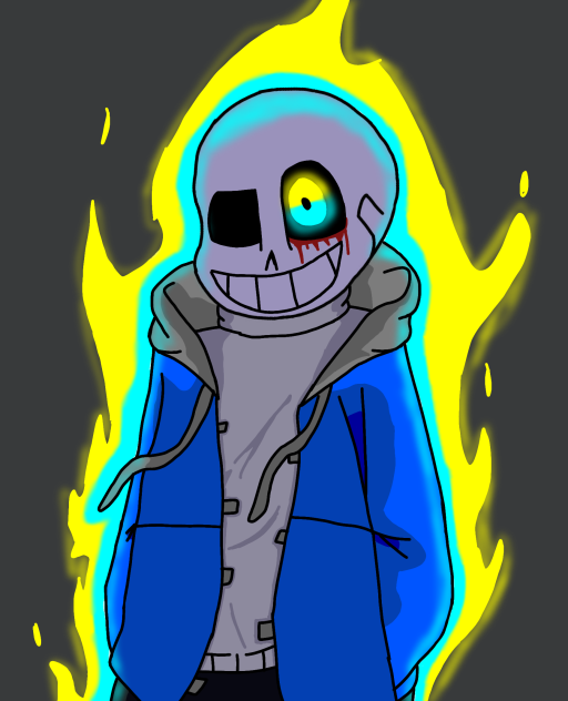 undertale no au eye of the hell