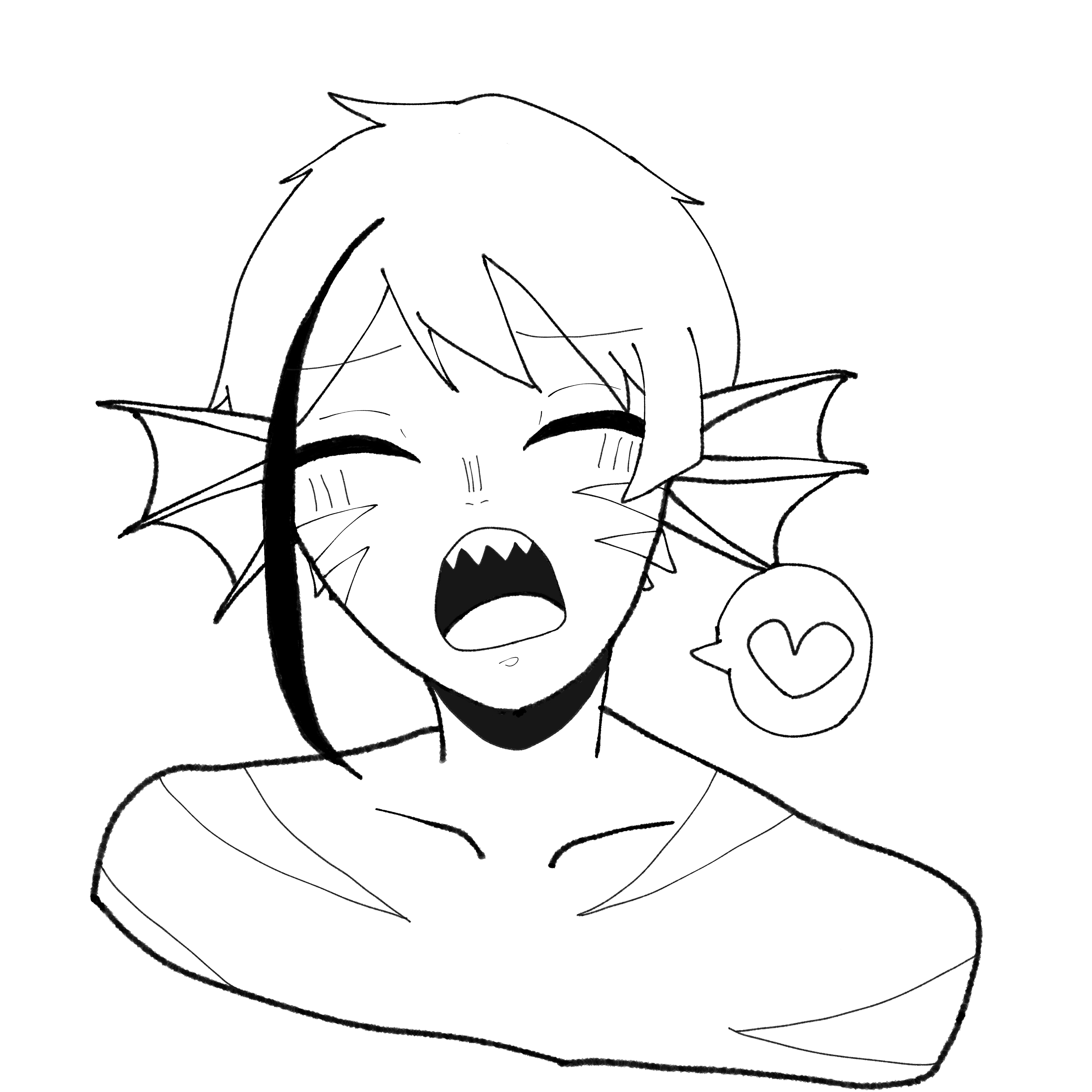 フロイド 線画 Ibispaint