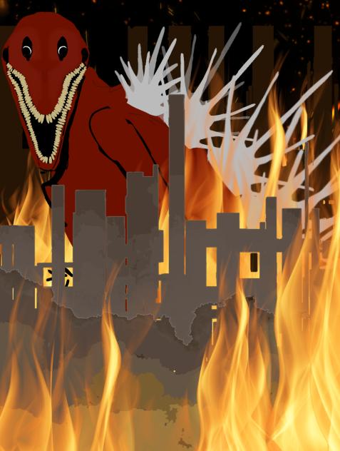 GODZILLA BLOODBATH added facial detail