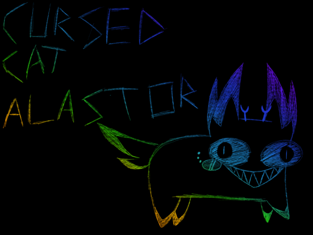 Cursed cat Alastor