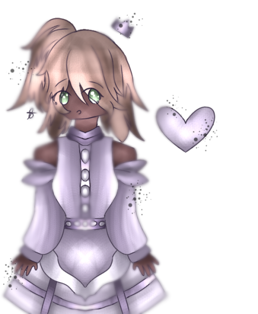 A Princess with 1 Ponytail