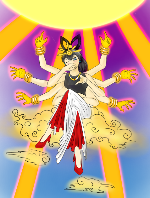 十腕の太陽神アマテラス