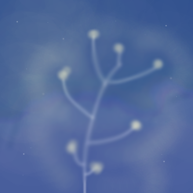 夜空の木