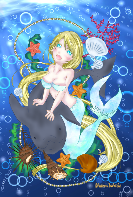 Isida-ayase様の線画をお借りしました！