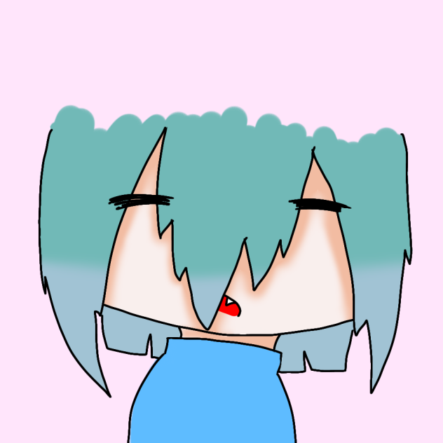 なんの表情なのかわからないイラスト