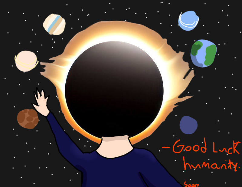 solar eclipse - ibisPaint