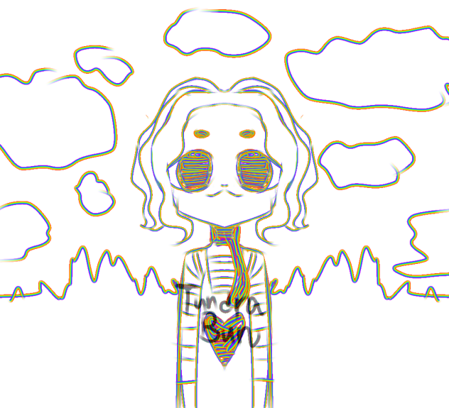 Sketching only using rainbow brush 1