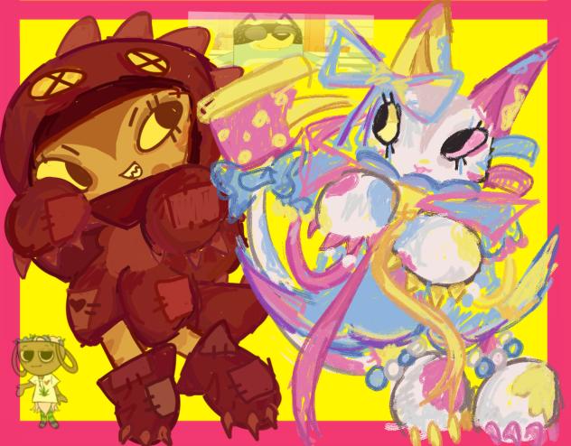 shelly and scraps skins yayy 🥹🥹🥹🥹