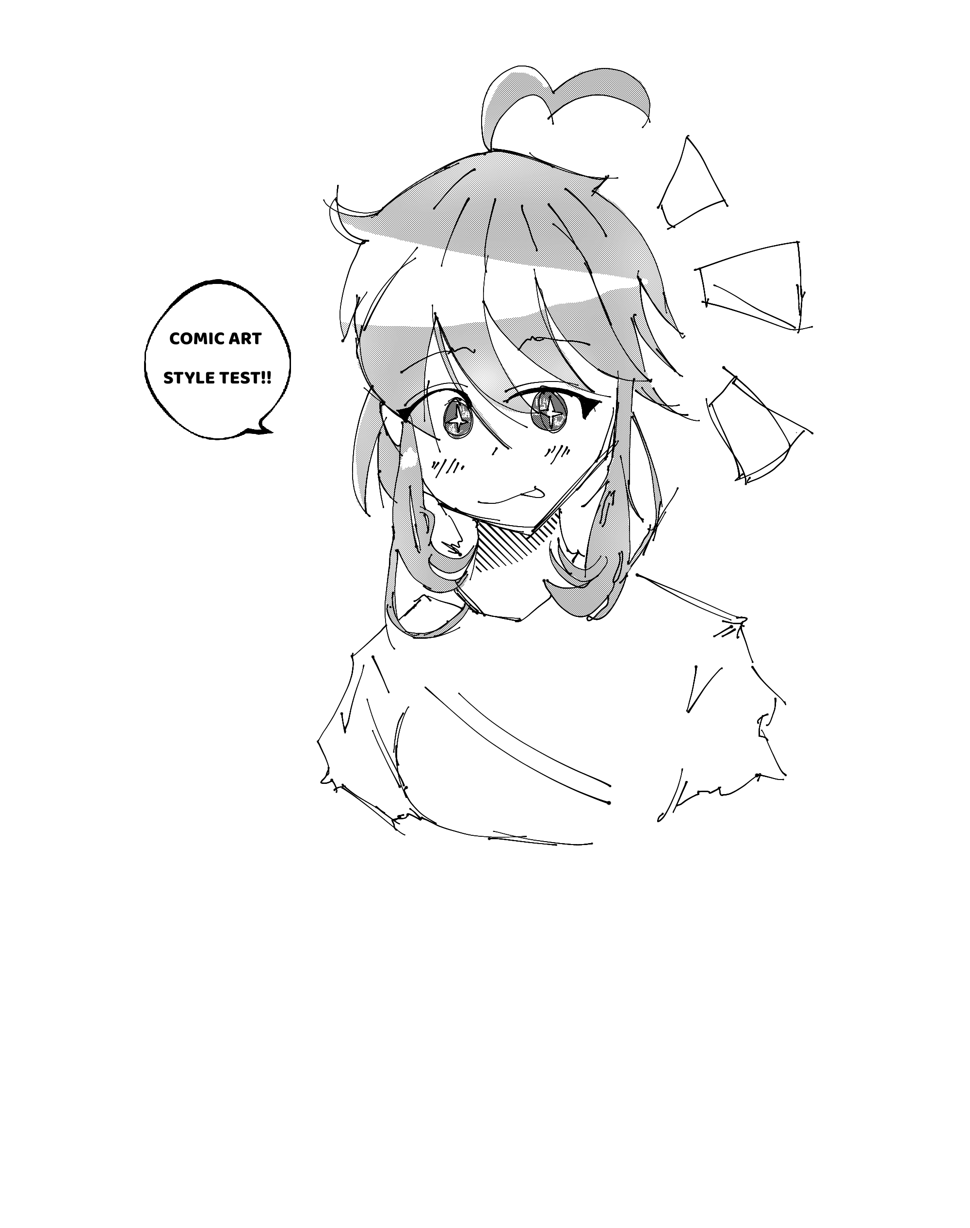 Comic Art Style Test - ibisPaint