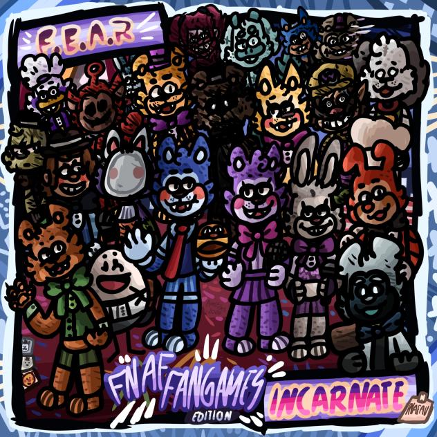 fnaf fangame characters