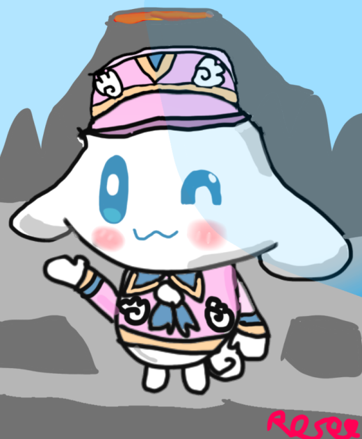 Cinnamoroll from hello kitty island