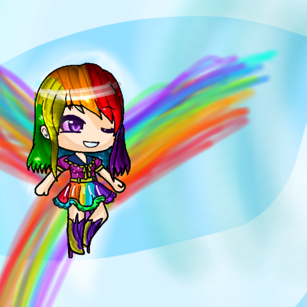 The rainbow phoneix
