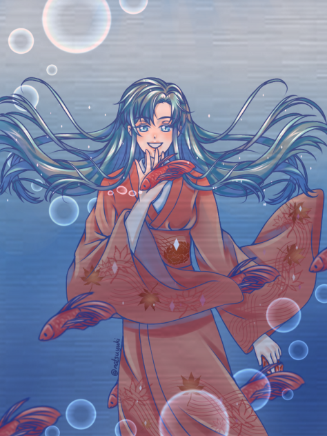 Under water kimono ditys