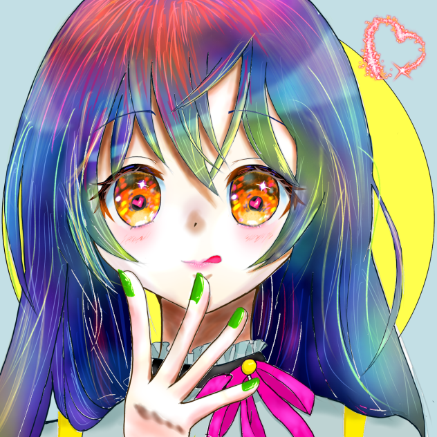 原画 kuoさん【塗り絵】一瞬でhappy🍦