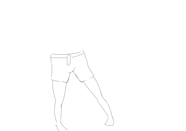 ME DRAWING THE LEGS FOR TILLY