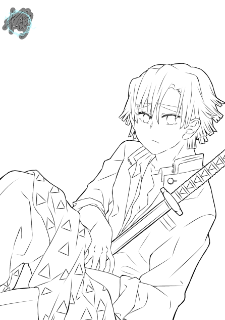無題65　線画