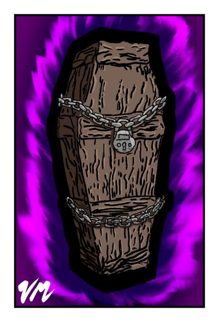 Casket in Chains