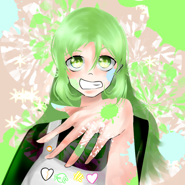 green paint🎨
