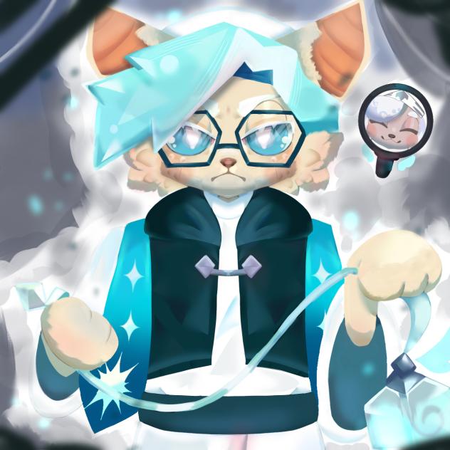 Menthol wolf cookie