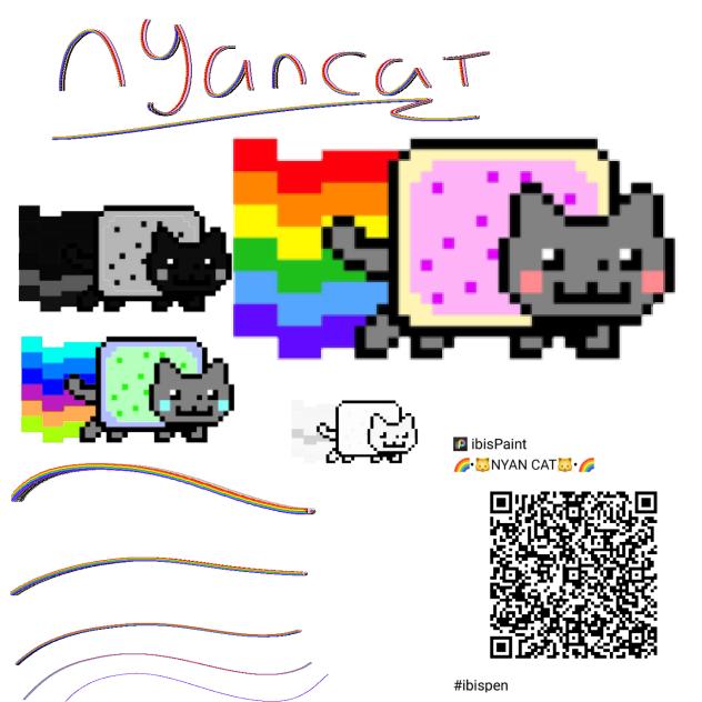 nyan cat brush