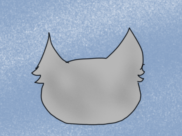 Cat wallpaper blue