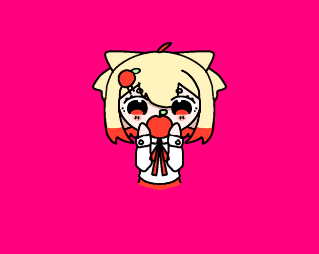 りんごもぐもぐ🍎