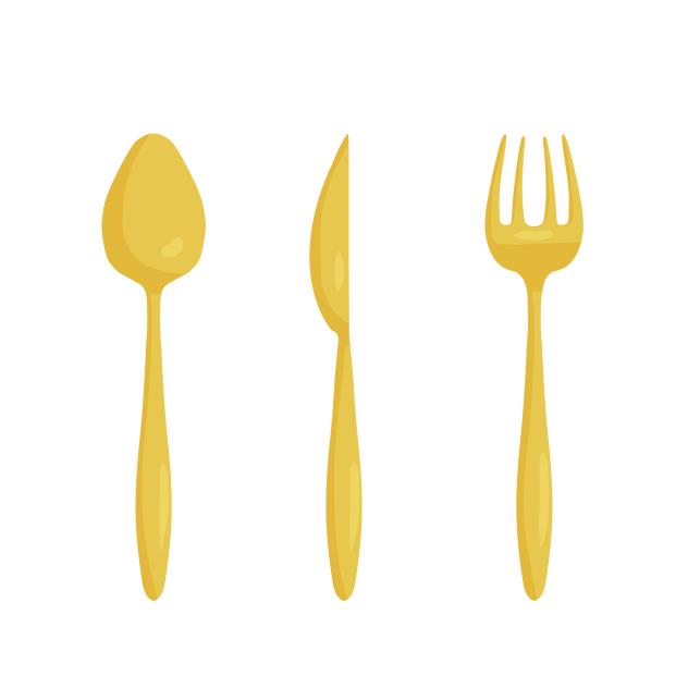 Cutlery stickers