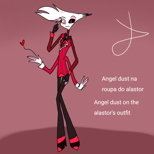 Angel dust na roupa do alastor