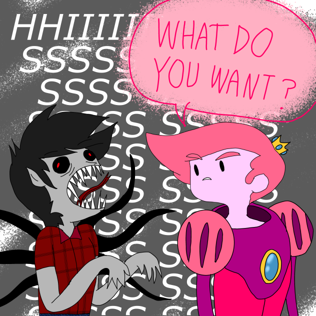 Marshall lee is annoying prince gumball