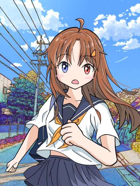 Late for School - ibisPaint