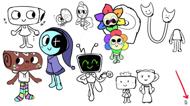 wip coloring qewls art!