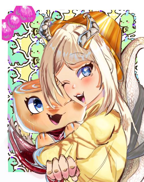 drew my friend and her fav character!!