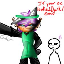 If your OC looked dark or emo collab