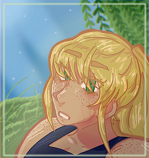 under a willow tree ✨