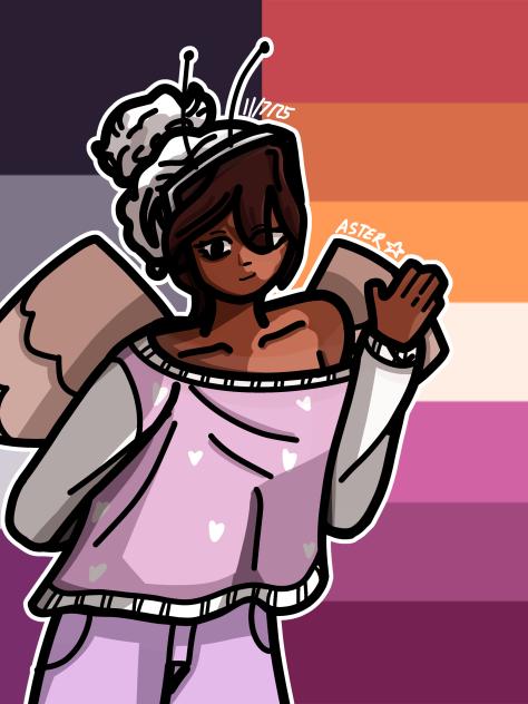 Random Nameless oc I made using picrew