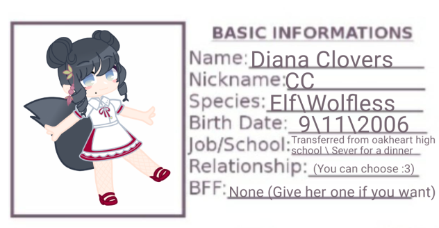 Form for Our story