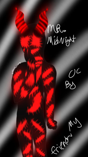Mr.Midnight oc by my fiend