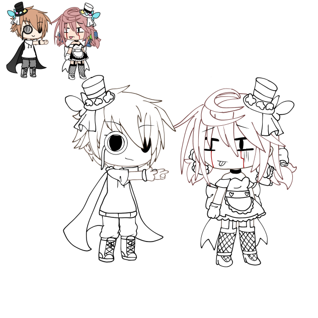 Lineart Pause challenge ibisPaint