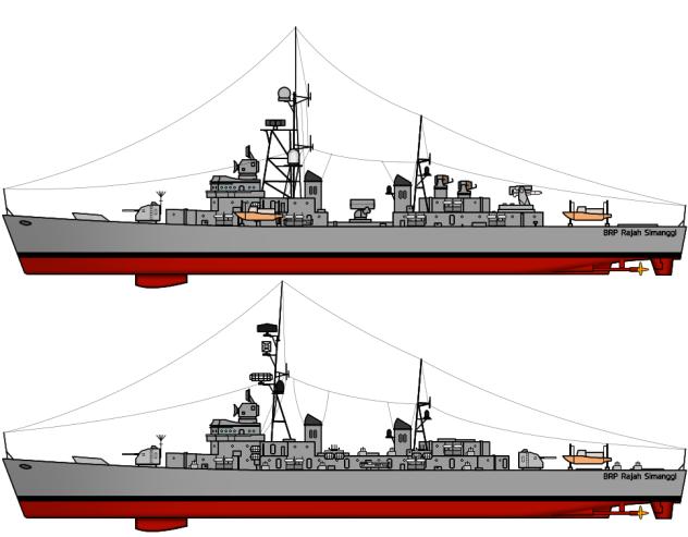 BRP Rajah Simanggi (1951) (Fictional)