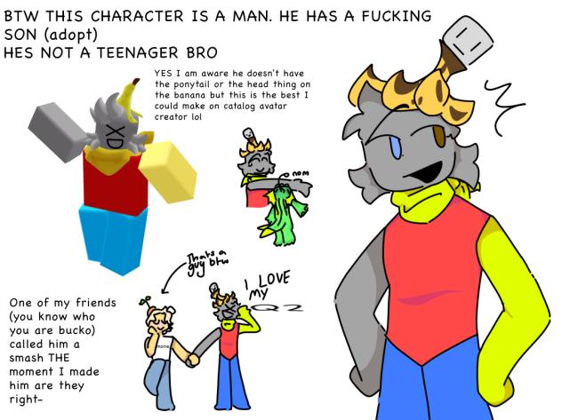 I DREW HIM LIKE ROBLOX