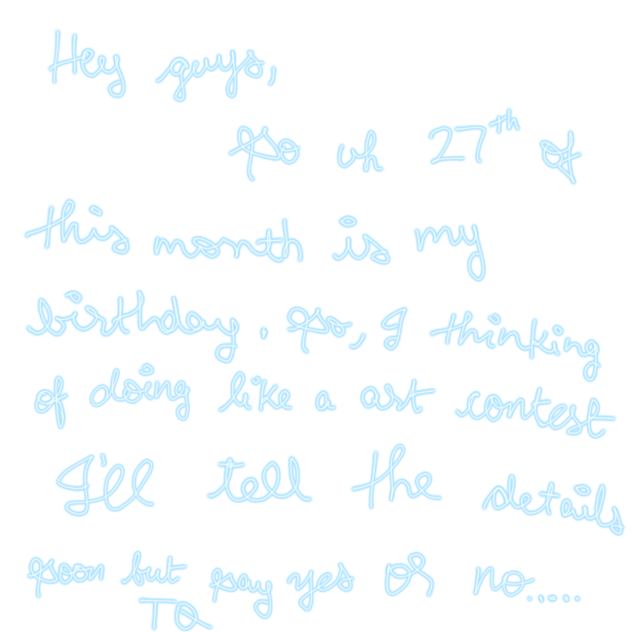 Little announcement 1