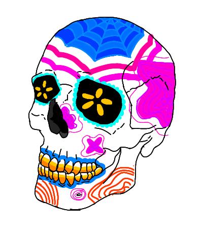 calavera de azúcar!