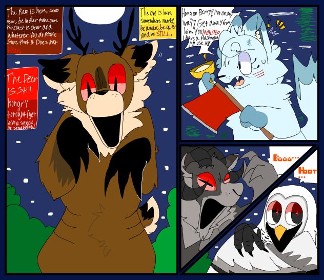 🌙99 nights comic part 3🦌