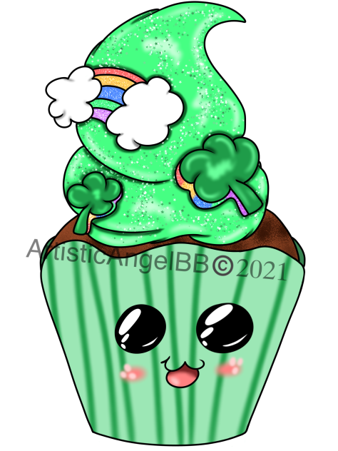 St Patrick’s Day Cupcake