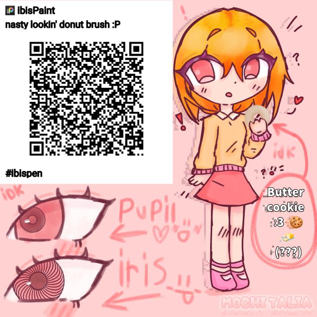 Butter cookie looking brush or smth idk-