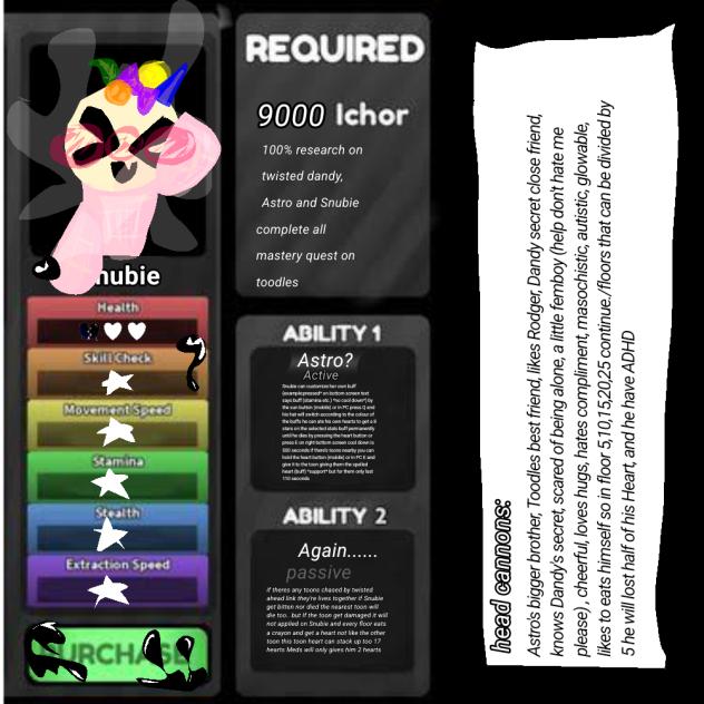 Snubie's stats =D