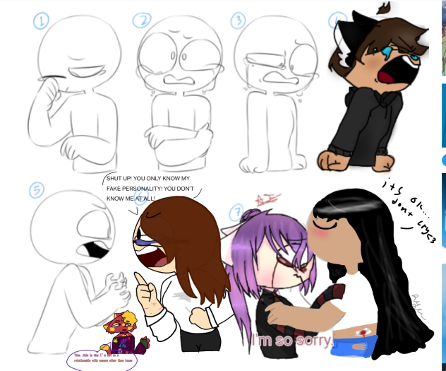 Crying collab - ibisPaint