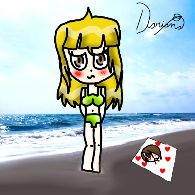 Cute Girl In The Beach ♥