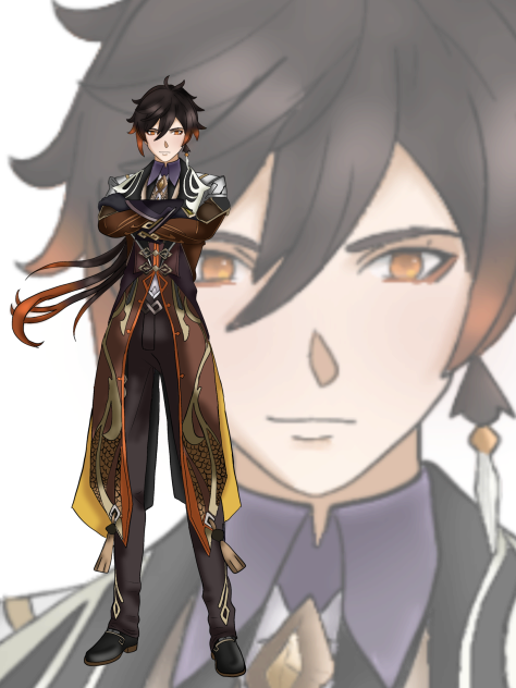 Zhongli coloring.